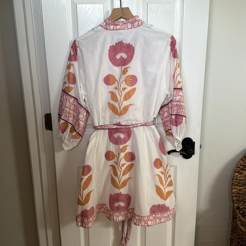 Anthropologie Sue Sartor flounce shorty dress L - Picture 15 of 16